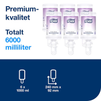 Skumtvål 1L | Tork S4 Pre Luxury | vit | 6st SE200940