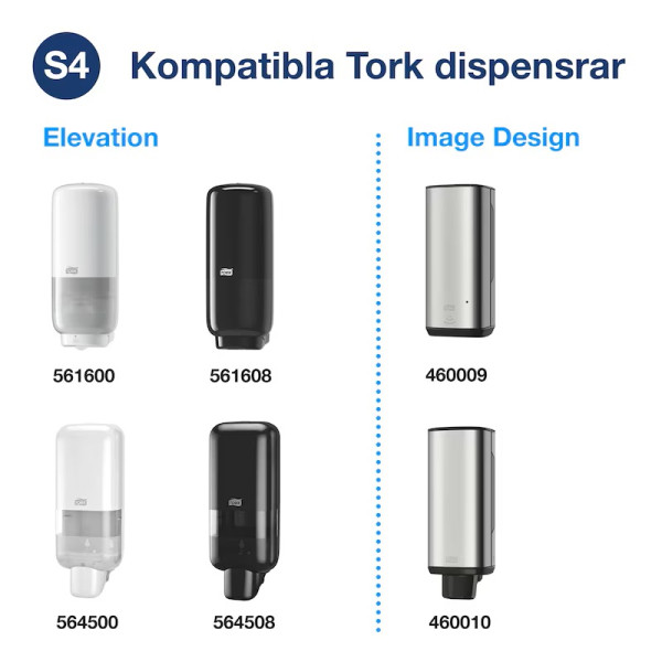 Skumtvål 1L | Tork S4 Pre Luxury | vit STO05188 - 6
