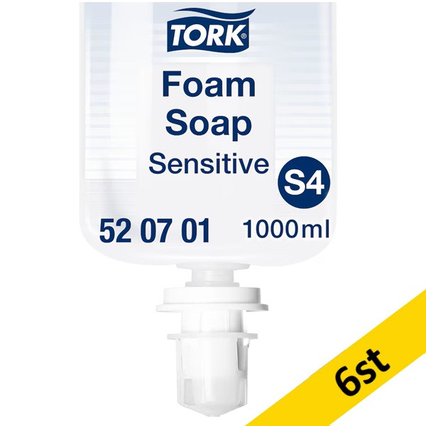 Skumtvål 1L | Tork S4 Sensitive | vit | 6st SE200955 - 2