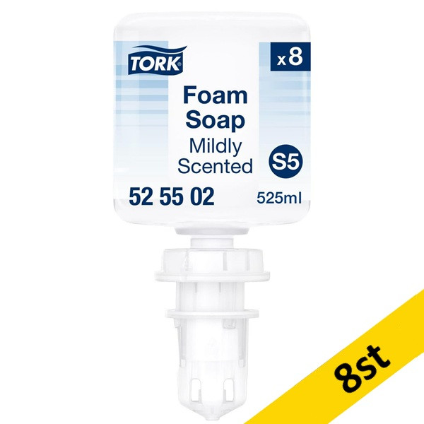Skumtvål 525ml | Tork S5 Mild Mini | vit | 8st SE200230 - 1