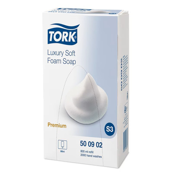 Skumtvål 800ml | Tork S3 Pre Luxury | vit | 4st SE200939 - 3