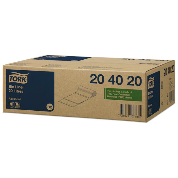 Soppåse 20L | Tork B2 | vit | 100st SE200519 - 2