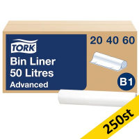 Sopsäck 50L | Tork B1 | transparent | 250st SE200523