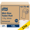 Toalettpapper 1-lag | 135m | Tork Uni T6 | vit | 27st SE200183 - 1