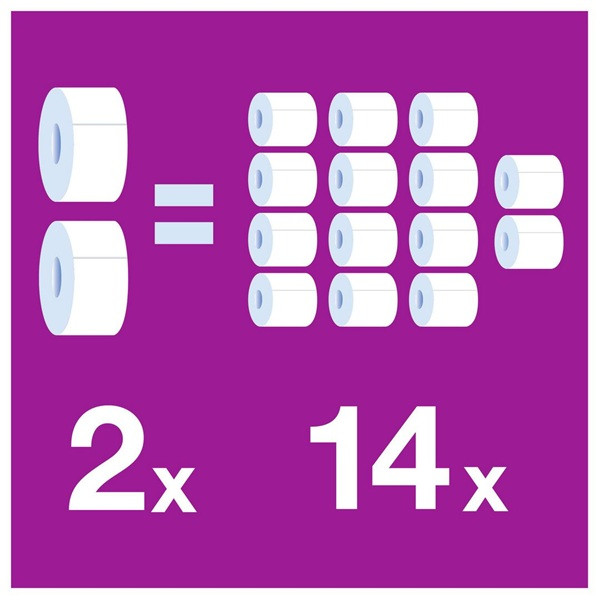 Toalettpapper 1-lag | 240m | Tork Uni T2 | natur | 12st SE200192 - 4