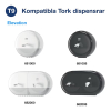 Toalettpapper 2-lag | 111m | Tork SmartOne T9 | vit | 12st STO00126 - 4