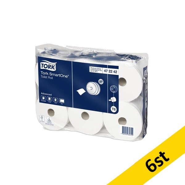 Toalettpapper 2-lag | 207m | Tork Adv T8 | vit | 6st SE200214 - 1