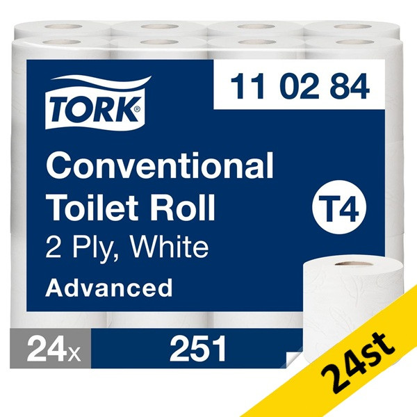 Toalettpapper 2-lag | 31m | Tork Adv T4 | vit | 24st SE200224 - 1