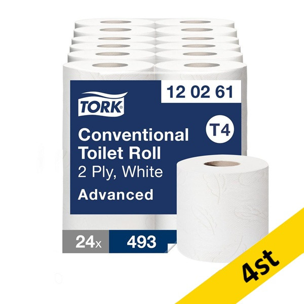 Toalettpapper 2-lag | 61m | Tork Adv T4 | vit | 4st SE200222 - 1