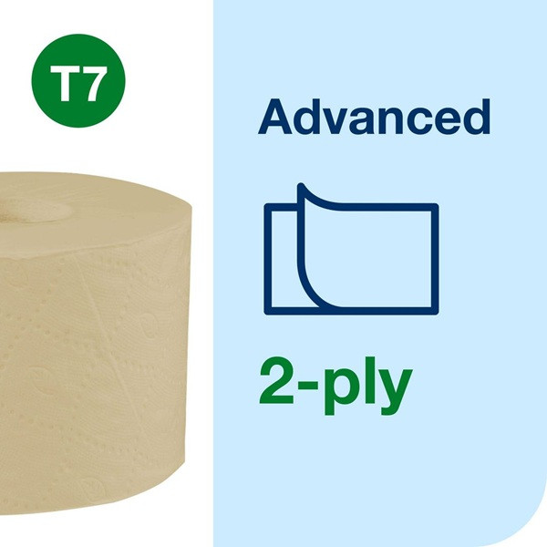 Toalettpapper 2-lag | 94m | Tork Adv T7 | natur | 24st SE200216 - 3
