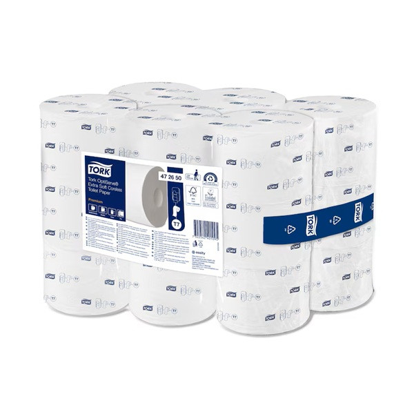 Toalettpapper 3-lag | 63m | Tork Pre T7 | vit | 18st STO05328 - 2