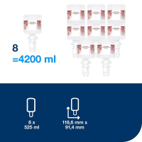 Toalettsitsrengöring 525ml | Tork S5 Mini | 8st SE200180