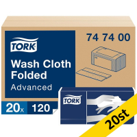 Tvättlapp 120/fp | 4-lag | Tork Adv | vit | 20st SE200114