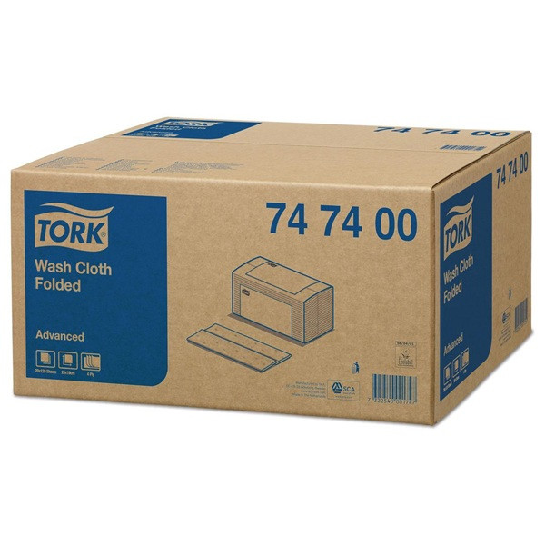 Tvättlapp 120/fp | 4-lag | Tork Adv | vit | 20st SE200114 - 2