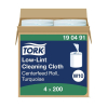 Torkduk | Tork Precision Refill W10 | turkos | 4st SE200472 - 1