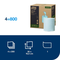 Torkduk | Tork Precision Refill W10 | turkos | 4st SE200472