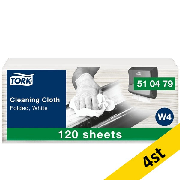 Torkduk 120/fp | Tork W4 | mjuk | vit | 4st SE200450 - 1