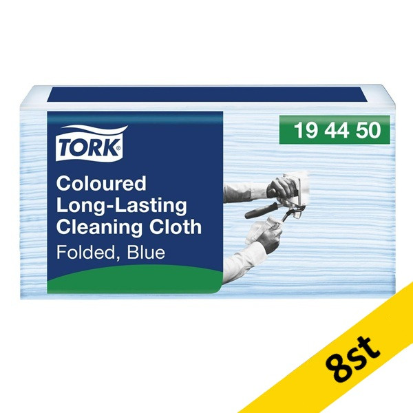 Torkduk 40/fp | Tork Pre W8 | slitstark | blå | 8st SE200496 - 1