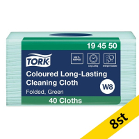 Torkduk 40/fp | Tork Pre W8 | slitstark | grön | 8st SE200493