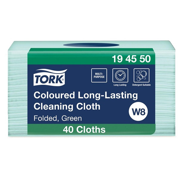 Torkduk 40/fp | Tork Pre W8 | slitstark | grön SE200492 - 1