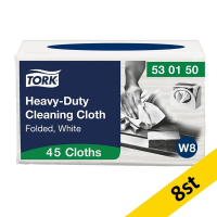 Torkduk 45/fp | Tork Pre W8 | kraftig | vit | 8st SE200487