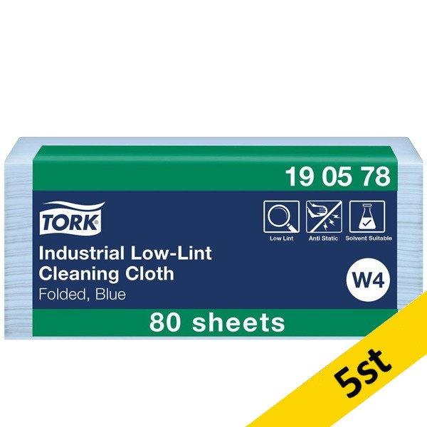 Torkduk 80/fp | Tork Pre W4 X-Precision | blå | 5st SE200499 - 1