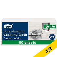 Torkduk 90/fp | Tork W4 | slitstark | vit | 4st SE200447