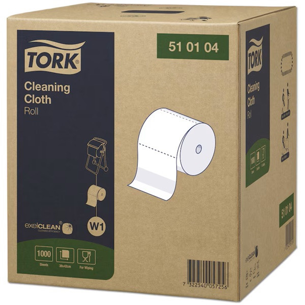 Torkduk på rulle | 1.000ark | Tork W1 | mjuk | vit SE200510 - 2