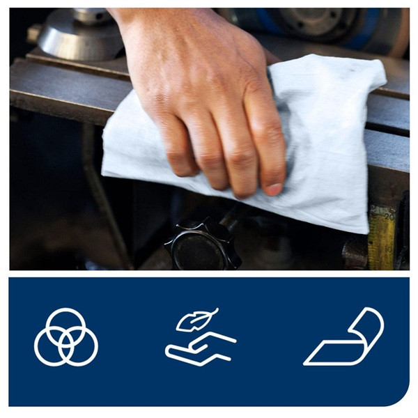 Torkduk på rulle | 400ark | Tork W1/2/3 | blå SE200470 - 3