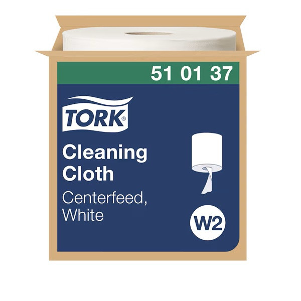 Torkduk på rulle | 400ark | Tork W2 | mjuk | vit SE200508 - 1