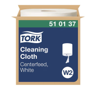 Torkduk på rulle | 400ark | Tork W2 | mjuk | vit SE200508