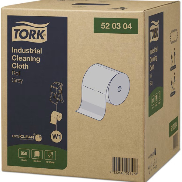 Torkduk på rulle | 950ark | Tork Pre W1 | flexibel | grå SE200506 - 1
