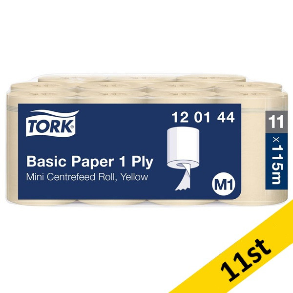 Torkrulle 1-lag | 115m | Tork Uni M1 | gul | 11st SE200148 - 1