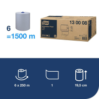 Torkrulle 1-lag | 250m | Tork Basic W6 | blå | 6st SE200155