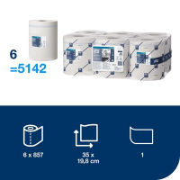 Torkrulle 1-lag | 300m | Tork Adv M4 Reflex | vit | 6st SE200166