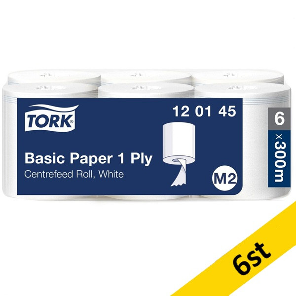 Torkrulle 1-lag | 300m | Tork Uni M2 | vit | 6st SE200142 - 1