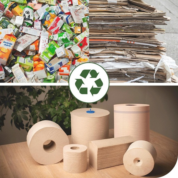 Torkrulle 2-lag | 150m | Tork M4 Reflex | natur | 6st SE200151 - 3