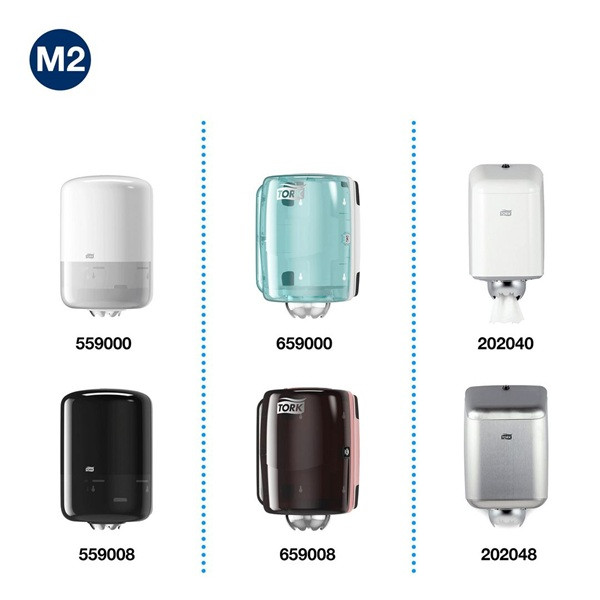 Torkrulle 2-lag | 160m | Tork Adv M2 | vit | 6st SE200174 - 4