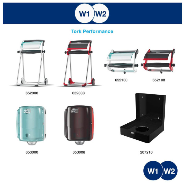 Torkrulle 2-lag | 340m | Tork Basic W1/2 Uni | vit | 2st SE200156 - 2