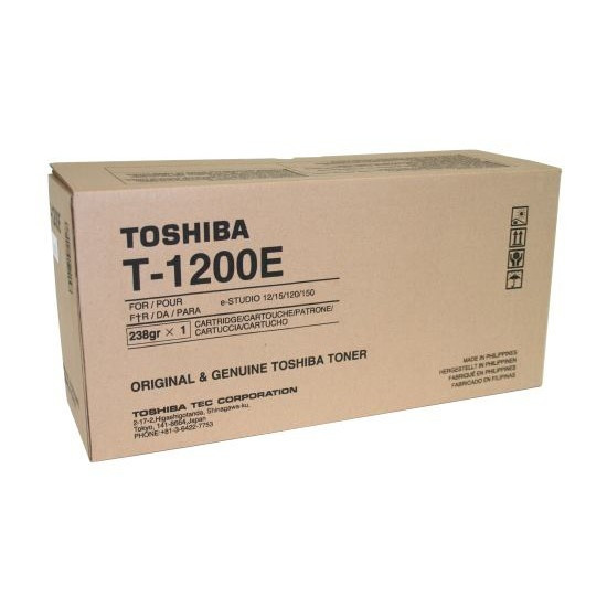Toshiba T-1200E svart toner (original) 6B000000085 T-1200E 078500 - 1