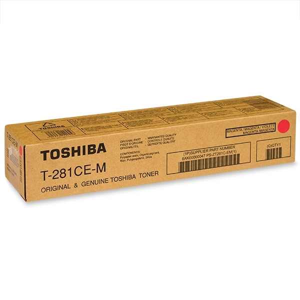Toshiba T-281C-EM magenta toner (original) 6AK00000047 078600 - 1