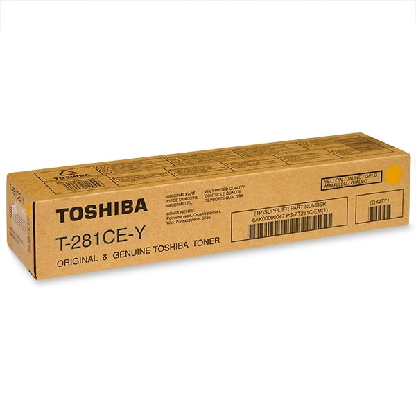 Toshiba T-281C-EY gul toner (original) 6AK00000107 078602 - 1