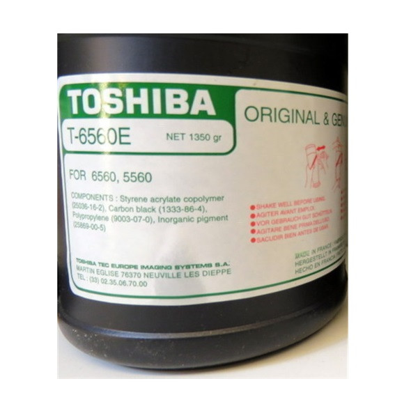 Toshiba T-6560E svart toner (original) T6560E 078616 - 1