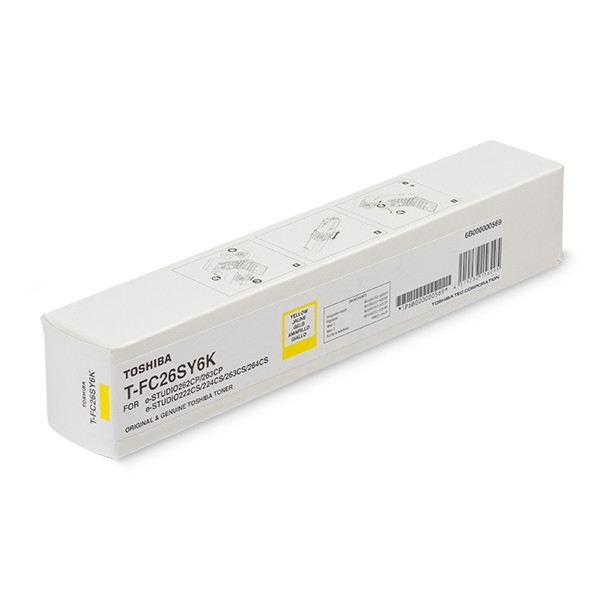 Toshiba T-FC26SY6K gul toner hög kapacitet (original) 6B000000569 078904 - 1