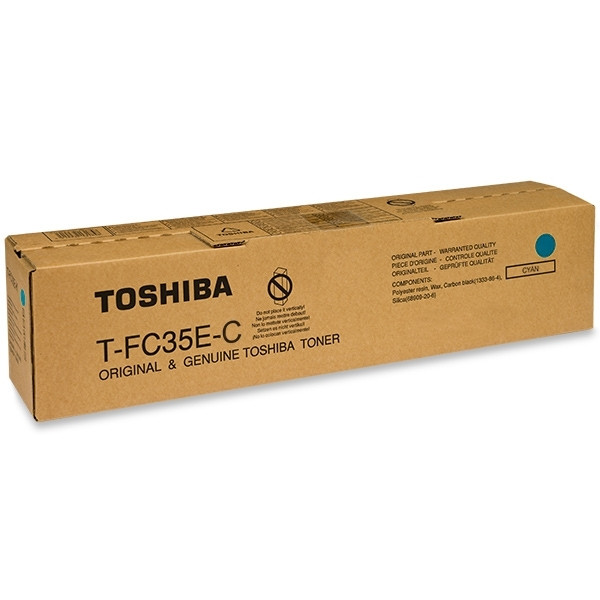 Toshiba T-FC35-C cyan toner (original) 6AJ00000050 T-FC35-C 078554 - 1