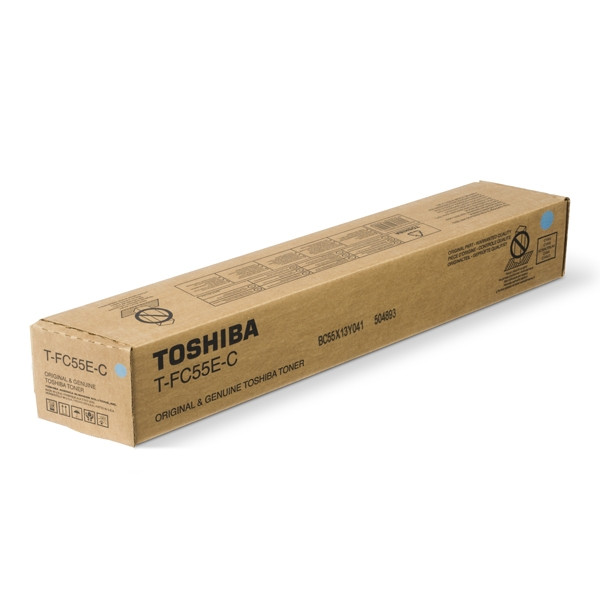Toshiba T-FC55E-C cyan toner (original) 6AG00002318 6AK00000114 078680 - 1
