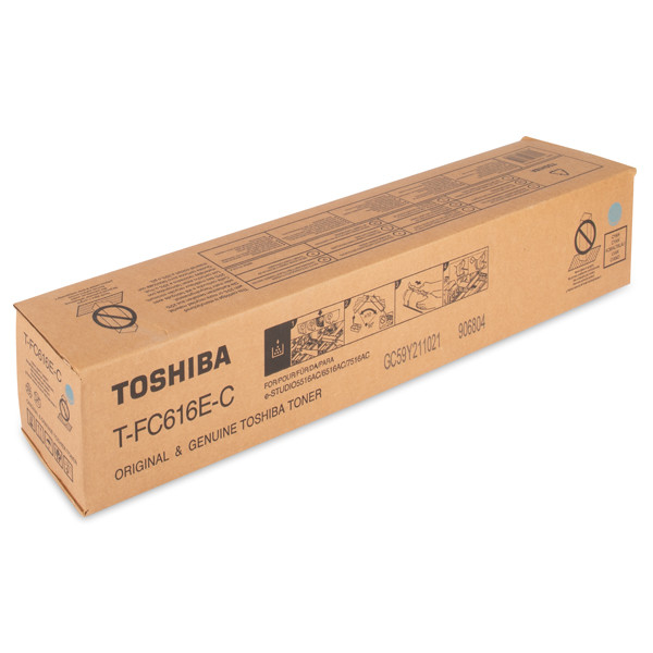 Toshiba T-FC616EC cyan toner (original) 6AK00000369 078446 - 1