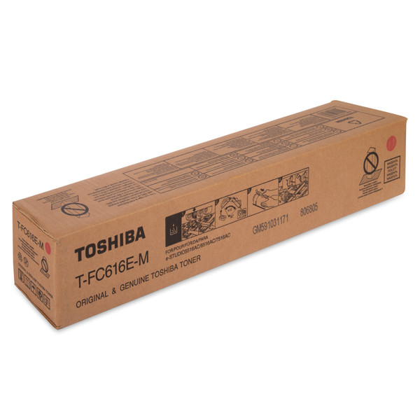 Toshiba T-FC616EM magenta toner (original) 6AK00000375 078448 - 1