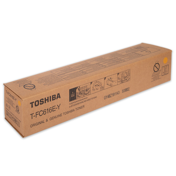 Toshiba T-FC616EY gul toner (original) 6AK00000379 078450 - 1