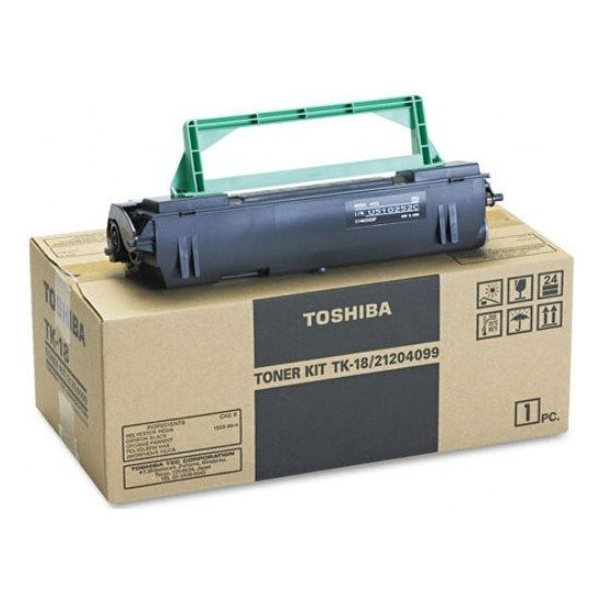 Toshiba TK-18 svart toner (original) 21204099 6A000001590 078572 - 1